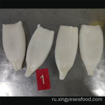 Замороженные очищенные пробирки Todarodes Pacificus Squid Tubes